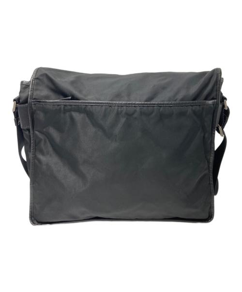 PRADA（プラダ）PRADA (プラダ) ナイロンショルダーバッグ ブラックの古着・服飾アイテム