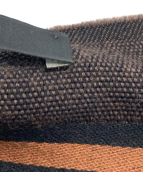 GUCCI（グッチ）GUCCI (グッチ) シェリーラインGGロゴストール ブラウンの古着・服飾アイテム