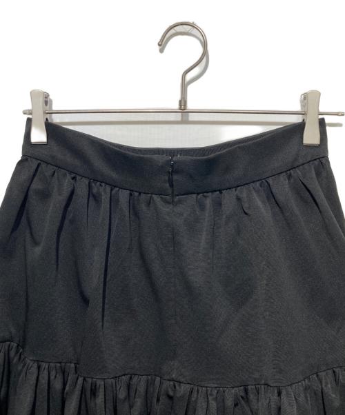 Kate Spade（ケイトスペード）Kate Spade (ケイトスペード) ドロップ ウエスト ファイユ スカート ブラック サイズ:4の古着・服飾アイテム