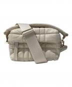 Kate Spadeケイトスペード）の古着「キルテッド クロスボディバッグ」｜ホワイト