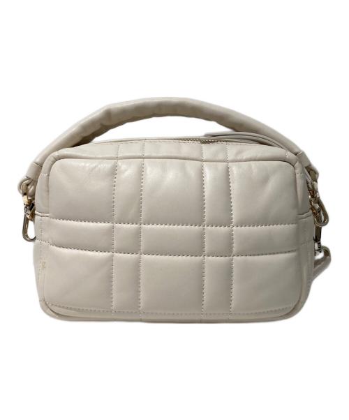 Kate Spade（ケイトスペード）Kate Spade (ケイトスペード) キルテッド クロスボディバッグ ホワイトの古着・服飾アイテム