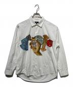 stussyステューシー）の古着「Goldieコラボポプリンシャツ」｜ホワイト