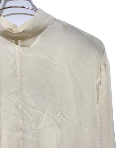 Noble（ノーブル）Noble (ノーブル) ダブルフリルシアーブラウス アイボリー サイズ:FREEの古着・服飾アイテム