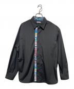 HERALBONYヘラルボニー）の古着「「迷路」デザインシャツ」｜ブラック