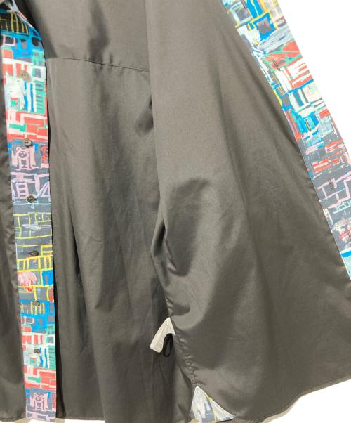 HERALBONY（ヘラルボニー）HERALBONY (ヘラルボニー) 「迷路」デザインシャツ ブラック サイズ:Fの古着・服飾アイテム