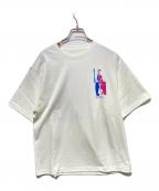 HERALBONYヘラルボニー）の古着「Naoto Iguchi  プリントTシャツ」｜ホワイト