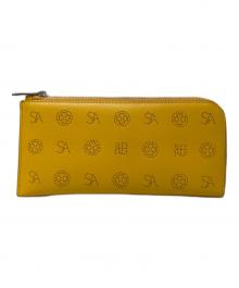 SALON DE ALFURD（サロン・ド・アルファード）の古着「L字ファスナーアナグラム財布」｜イエロー