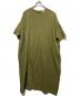 kagure（カグレ）の古着「リネンレーヨンワイドワンピース」｜グリーン