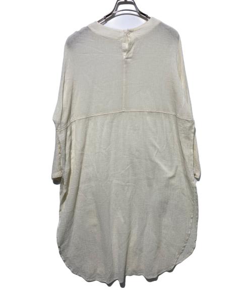 KAGURE（カグレ）kagure (カグレ) ガーゼロングチュニック ホワイト サイズ:Freeの古着・服飾アイテム