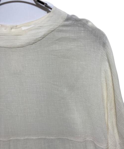 KAGURE（カグレ）kagure (カグレ) ガーゼロングチュニック ホワイト サイズ:Freeの古着・服飾アイテム