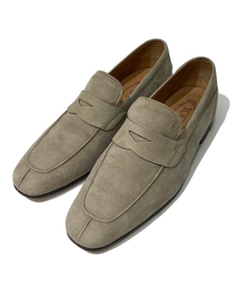 TOD'S（トッズ）TOD'S (トッズ) スエードローファー ベージュ サイズ:7の古着・服飾アイテム