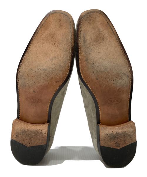 TOD'S（トッズ）TOD'S (トッズ) スエードローファー ベージュ サイズ:7の古着・服飾アイテム