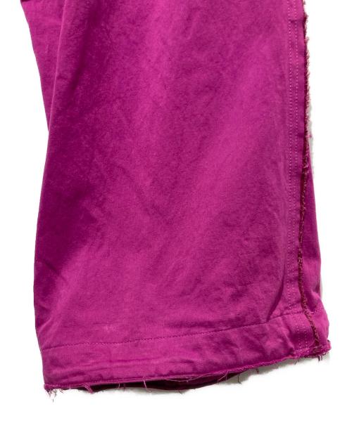 MAISON SPECIAL（メゾンスペシャル）MAISON SPECIAL (メゾンスペシャル) コットンベルテッドスノーワイドパンツ ピンク サイズ:00の古着・服飾アイテム