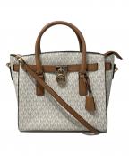 MICHAEL KORSマイケル・コース）の古着「ハミルトン2WAYショルダーバッグ」｜ブラウン