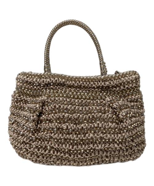 ANTEPRIMA（アンテプリマ）ANTEPRIMA (アンテプリマ) クリスタッロフィオッコ2WAYワイヤーバッグ ベージュの古着・服飾アイテム