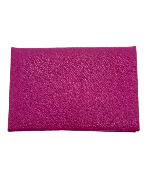 HERMES（エルメス）HERMES (エルメス) カルヴィパスケース パープルの古着・服飾アイテム