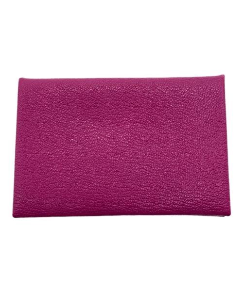 HERMES（エルメス）HERMES (エルメス) カルヴィパスケース パープルの古着・服飾アイテム