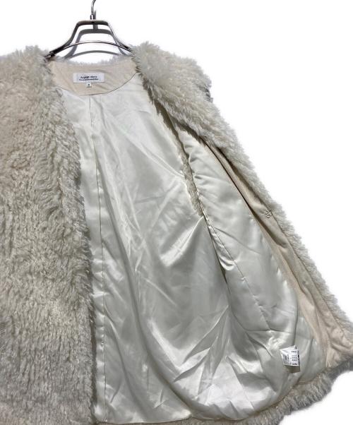 ARPEGE STORY（アルページュストーリー）ARPEGE STORY (アルページュストーリー) エコファーベスト ホワイト サイズ:2の古着・服飾アイテム