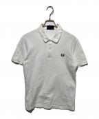 FRED PERRYフレッドペリー）の古着「ワンポイントポロシャツ」｜ホワイト