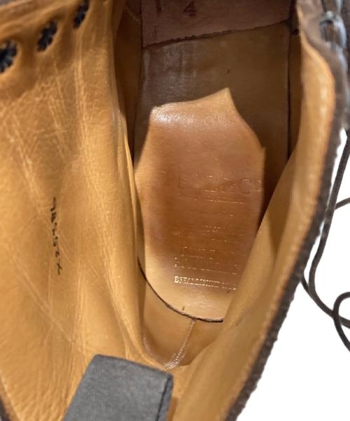 peal&co（ピールアンドコー）peal&co (ピールアンドコー) BROOKS BROTHERS (ブルックスブラザーズ) DAINITEソール レースアップ スエード ブーツ ブラウン サイズ:8Dの古着・服飾アイテム
