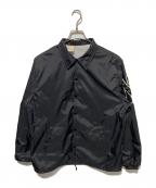 N.HOOLYWOODエヌ ハリウッド）の古着「ワッペン付きコーチジャケット」｜ブラック