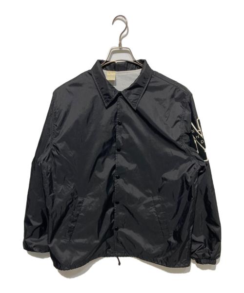 N.HOOLYWOOD（エヌ ハリウッド）N.HOOLYWOOD (エヌ ハリウッド) ワッペン付きコーチジャケット ブラック サイズ:36の古着・服飾アイテム