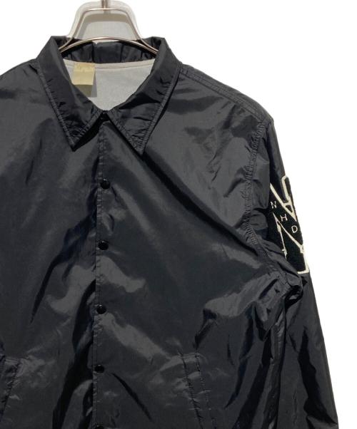 N.HOOLYWOOD（エヌ ハリウッド）N.HOOLYWOOD (エヌ ハリウッド) ワッペン付きコーチジャケット ブラック サイズ:36の古着・服飾アイテム