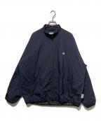 DANTONダントン）の古着「INSULATION STAND COLLAR BLOUSON」｜ネイビー