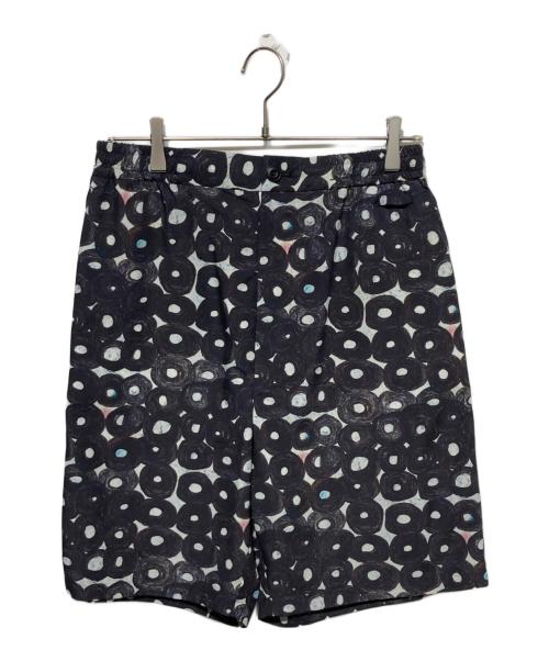 HERALBONY（ヘラルボニー）HERALBONY (ヘラルボニー) リラックスハーフパンツ「（無題）（丸）」 ブラック サイズ:Mの古着・服飾アイテム