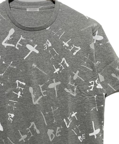 HERALBONY（ヘラルボニー）HERALBONY (ヘラルボニー) Tシャツ グレー サイズ:Lの古着・服飾アイテム
