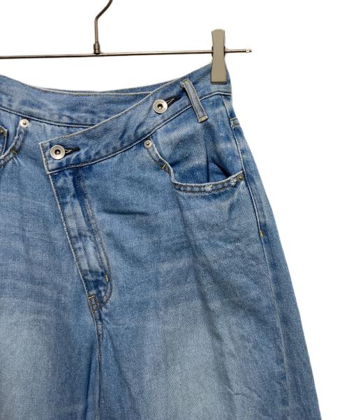 COCODEAL（ココディール）COCODEAL (ココディール) リメイクウエストカーヴィデニム ブルー サイズ:2の古着・服飾アイテム