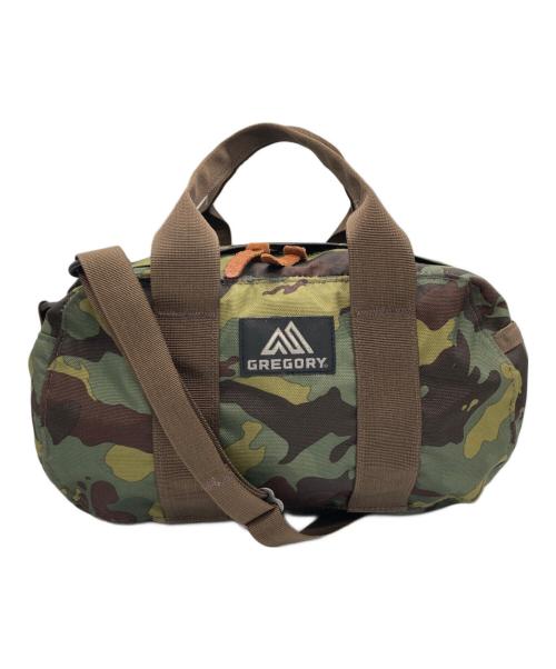 GREGORY（グレゴリー）GREGORY (グレゴリー) カモ柄ショルダーバッグ グリーンの古着・服飾アイテム