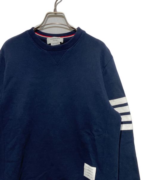 Thom Browne（トムブラウン）Thom Browne (トムブラウン) 4BAR クラシックプルオーバースウェット ネイビー サイズ:4の古着・服飾アイテム