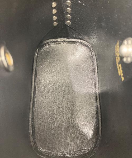 TOGA PULLA（トーガ プルラ）TOGA PULLA (トーガ プルラ) レザートートバッグスタッズミニショルダーバッグ ブラックの古着・服飾アイテム