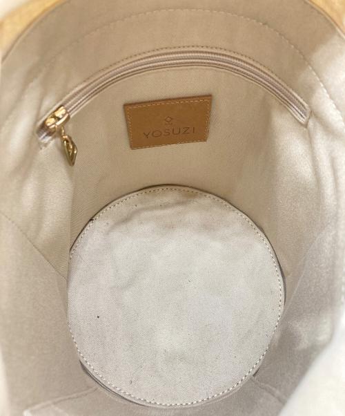yosuzi（ヨスジ）yosuzi (ヨスジ) カゴハンドバッグ ベージュの古着・服飾アイテム