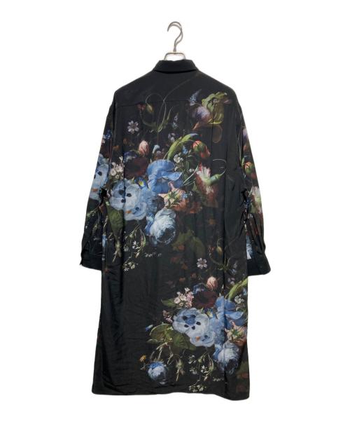 LAD MUSICIAN（ラッドミュージシャン）LAD MUSICIAN (ラッドミュージシャン) DECHINE FLOWER LONG SHIRT ブラック サイズ:44の古着・服飾アイテム
