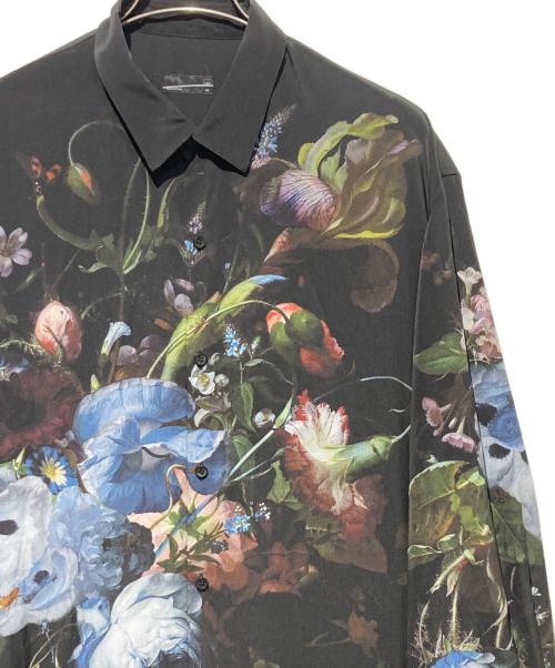 LAD MUSICIAN（ラッドミュージシャン）LAD MUSICIAN (ラッドミュージシャン) DECHINE FLOWER LONG SHIRT ブラック サイズ:44の古着・服飾アイテム