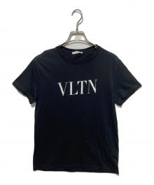 VALENTINO（ヴァレンティノ）の古着「ロゴプリントTシャツ」｜ブラック