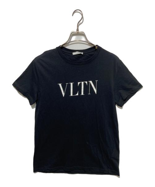VALENTINO（ヴァレンティノ）VALENTINO (ヴァレンティノ) ロゴプリントTシャツ ブラック サイズ:XSの古着・服飾アイテム