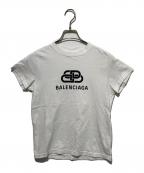 BALENCIAGAバレンシアガ）の古着「19SS ロゴプリントTシャツ」｜ホワイト