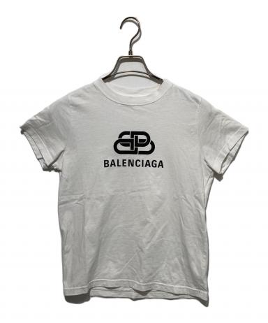 BALENCIAGA - バレンシアガ Tシャツ レディース 中古・古着通販】BALENCIAGA (バレンシアガ) 19SS ロゴプリントTシャツ