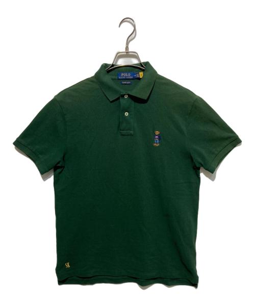 POLO RALPH LAUREN（ポロ・ラルフローレン）POLO RALPH LAUREN (ポロ・ラルフローレン) ポロベア ポロシャツ グリーン サイズ:Ｍの古着・服飾アイテム