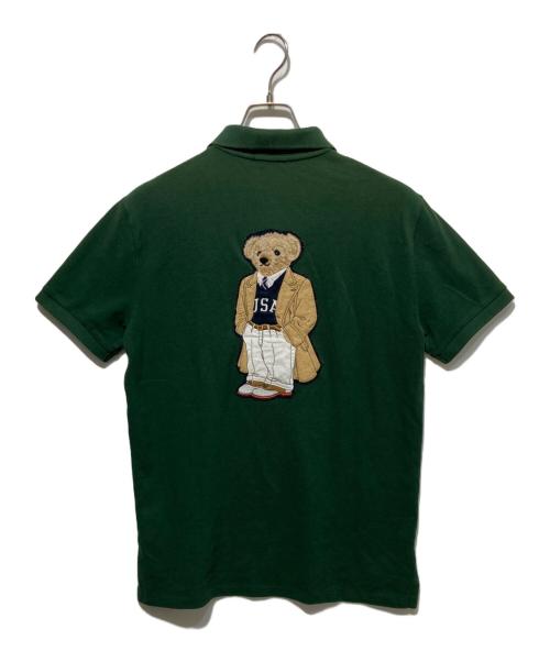 POLO RALPH LAUREN（ポロ・ラルフローレン）POLO RALPH LAUREN (ポロ・ラルフローレン) ポロベア ポロシャツ グリーン サイズ:Ｍの古着・服飾アイテム