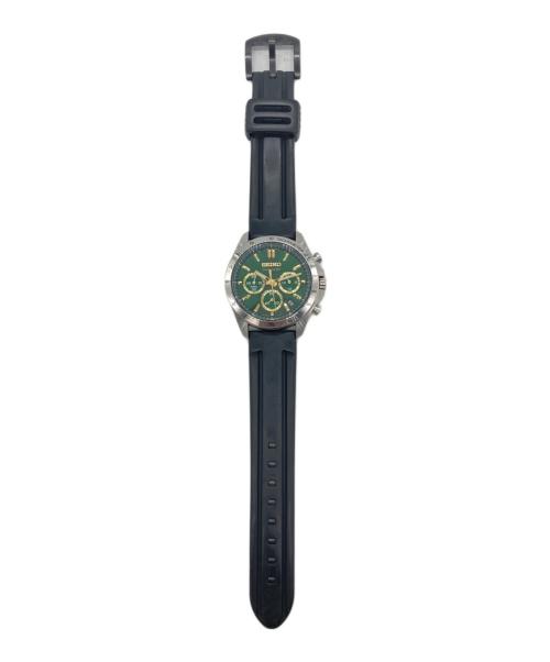 SEIKO（セイコー）SEIKO (セイコー) クロノグラフ 腕時計 グリーンの古着・服飾アイテム