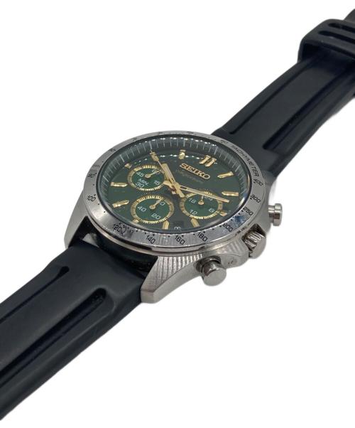 SEIKO（セイコー）SEIKO (セイコー) クロノグラフ 腕時計 グリーンの古着・服飾アイテム