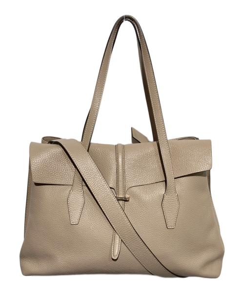 LORISTELLA（ロリステッラ）LORISTELLA (ロリステッラ) 2WAY トートバッグ ベージュの古着・服飾アイテム