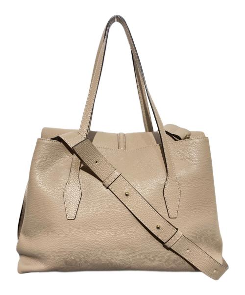 LORISTELLA（ロリステッラ）LORISTELLA (ロリステッラ) 2WAY トートバッグ ベージュの古着・服飾アイテム