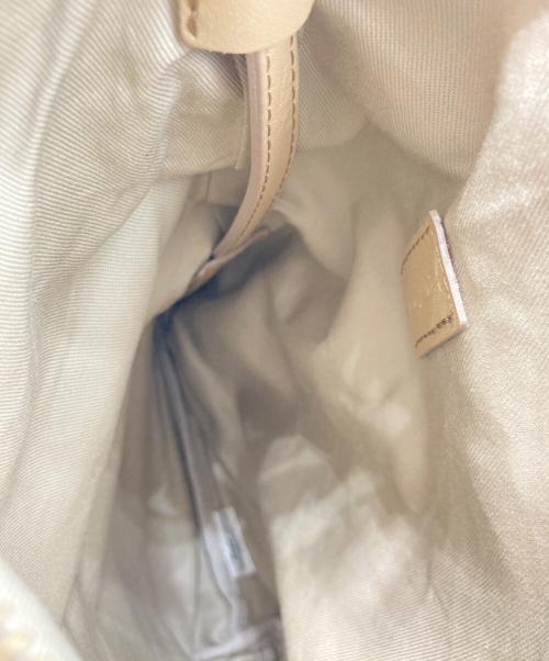 gemeil by russet（ジェムイルバイラシット）gemeil by russet (ジェムイルバイラシット) レザーワンハンドルバッグ ベージュの古着・服飾アイテム