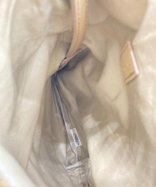 gemeil by russet（ジェムイルバイラシット）gemeil by russet (ジェムイルバイラシット) レザーワンハンドルバッグ ベージュの古着・服飾アイテム