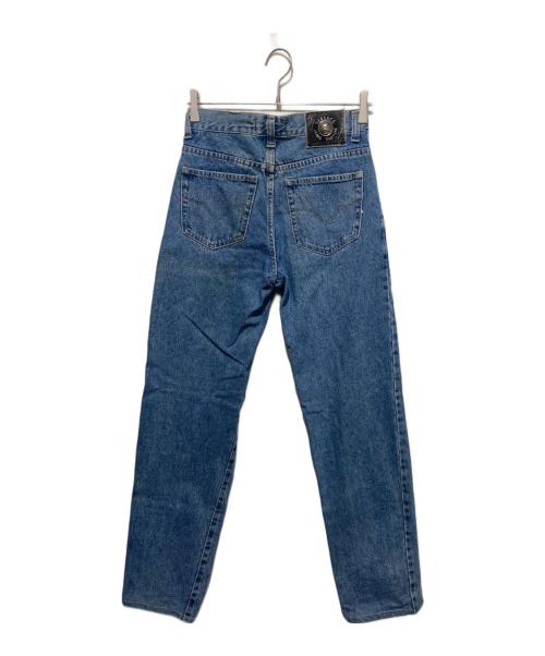 VERSACE JEANS COUTURE（ヴェルサーチ ジーンズクチュール）VERSACE JEANS COUTURE (ヴェルサーチ ジーンズクチュール) メデューサパッチボーイフレンドデニム ブルー サイズ:71㎝の古着・服飾アイテム